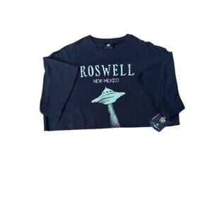 Roswell New Mexico Unisex XS Graphic Tee UFO Alien Conspiracy Area 51 Sci-fi